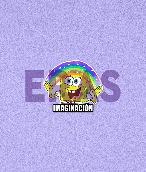 Producto - STICKERS UV - BOB ESPONJA - IMAGINACIÓN