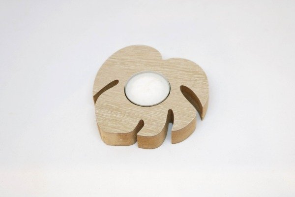 Producto - Portavela de Madera