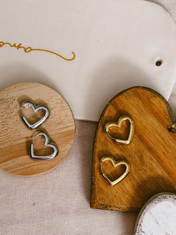 Producto - Aros Corazones inflados