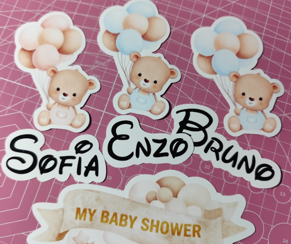 Producto - Toppers Personalizados (Plancha A4) - 12