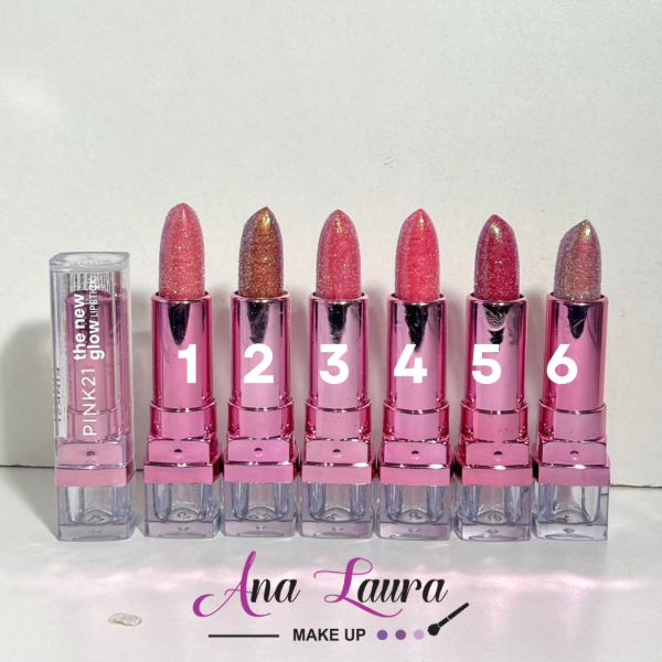 Producto - Labial con glitter en Barra PINK 21