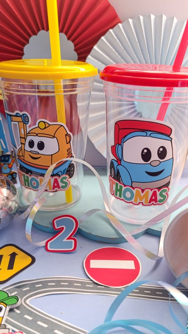 Producto - Vasos leo el camioncito