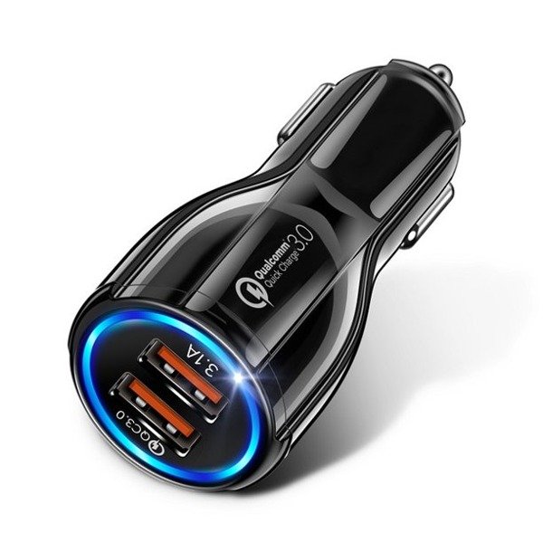 Producto - Cargador Auto Carga Rapida 3.0 Para Samsung Motorola Iphone