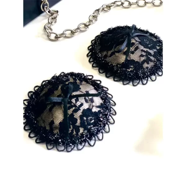 Producto - Pezoneras de raso y puntilla