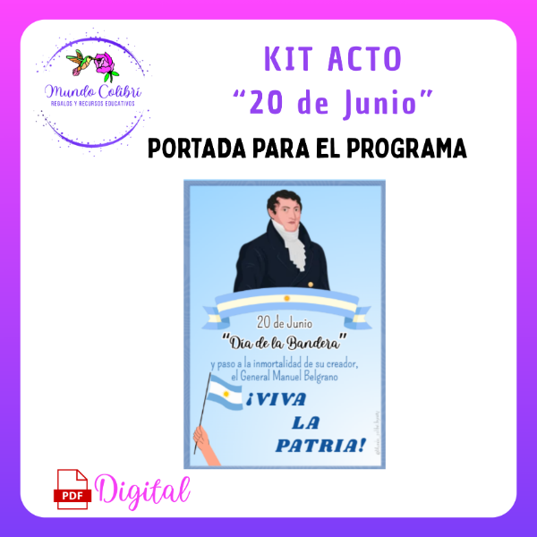 Producto - KIT ACTO "20 de Junio" - 2