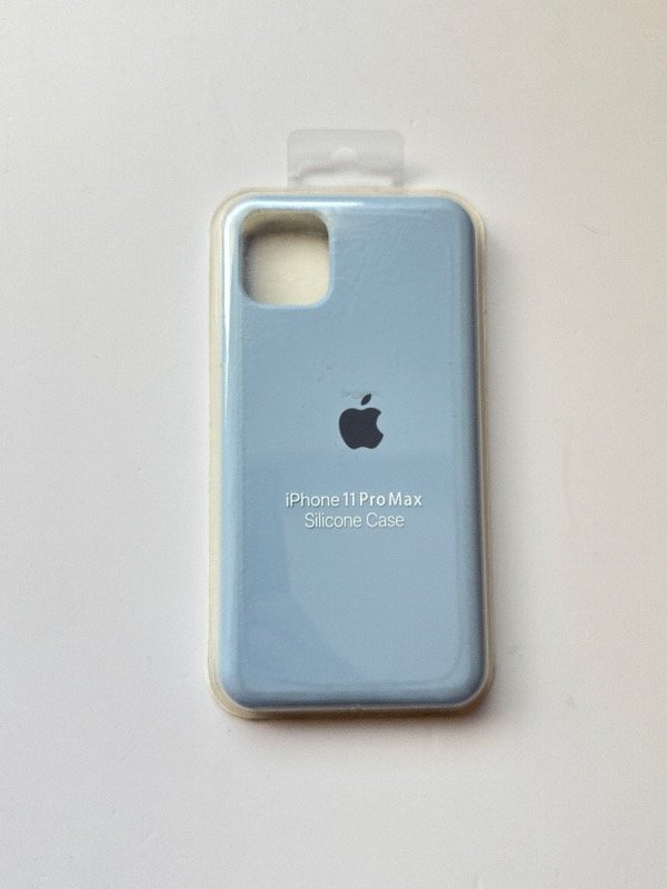Producto - Silicone case celeste iphone 11 pro max