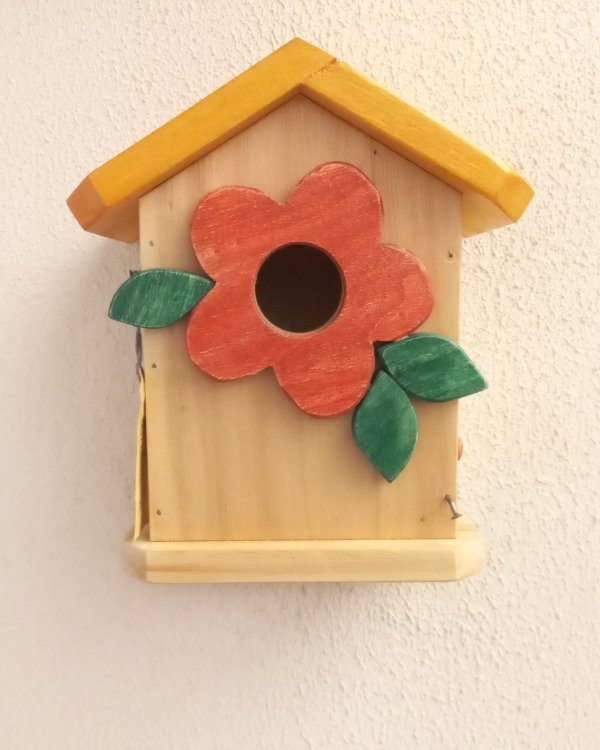Producto - Casa para pájaros "Flor de Dalia" - 0