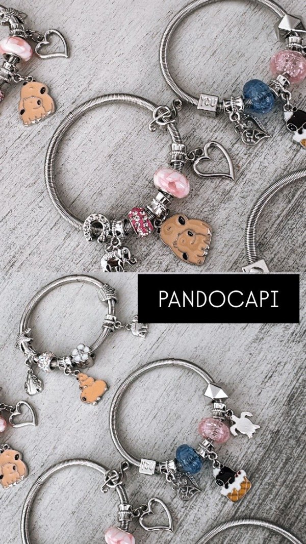 Producto - Pulsera PandoCapibara  símil Pandora