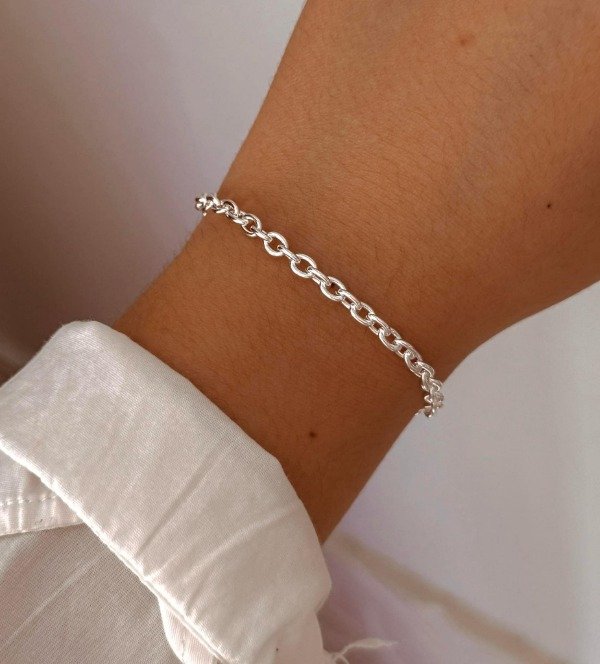 Producto - Pulsera Mini Grumet Blanco
