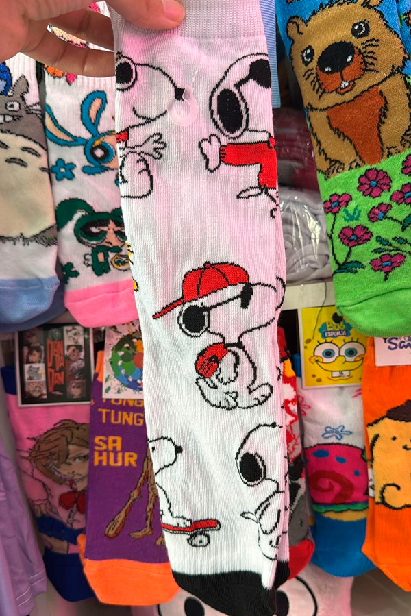 Producto - Media Caña Snoopy Adultos