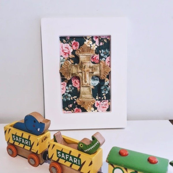 Producto - Cuadrito Cruz decoupage - 0