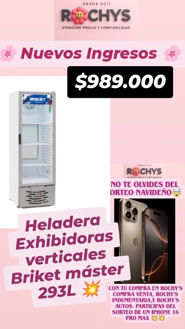 Producto - HELADERA EXHIBIDORA BRIKET