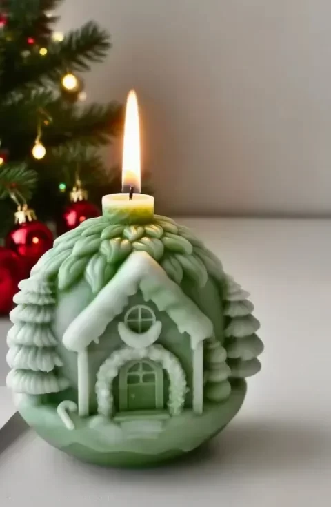 Producto - Molde navidad esfera casita - 3