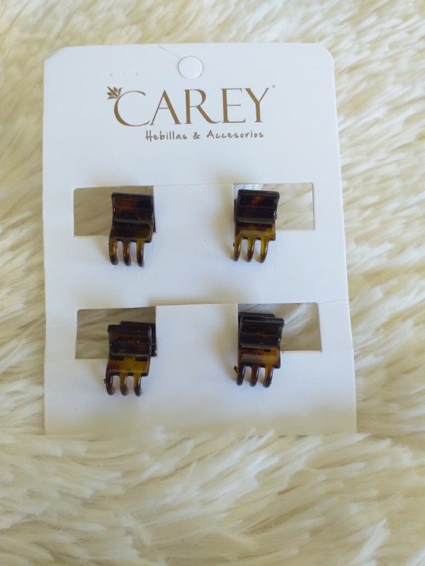 Producto - CAREY C6356 Broche Mini Mini Liso x 4