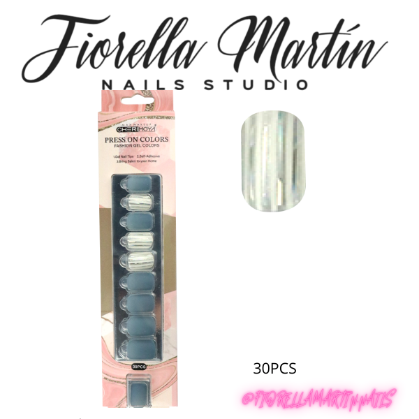 Producto - CHERIMOYA PRESS ON CUADRADA 30PCS ZH022