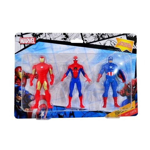 Producto - MUÑECO ARTICULADO AVENGER 9.5CM X3 EN BLISTER 24X16CM
