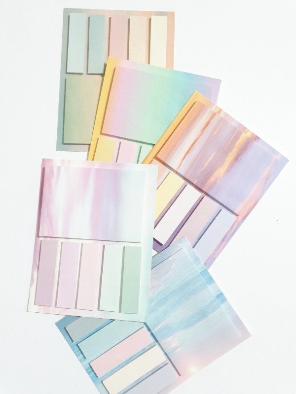 Producto - Notas y Banderitas Acuarela