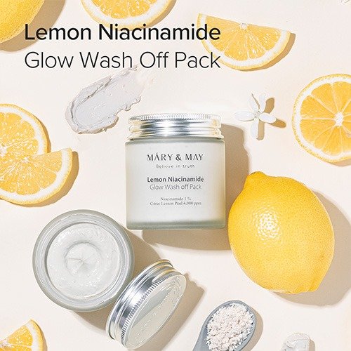 Producto - Mary and May Lemon Niacinamide Glow Wash off Pack 125g - 6
