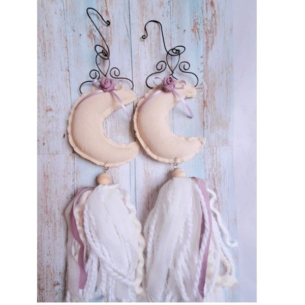 Producto - Borla Luna alambre y tela