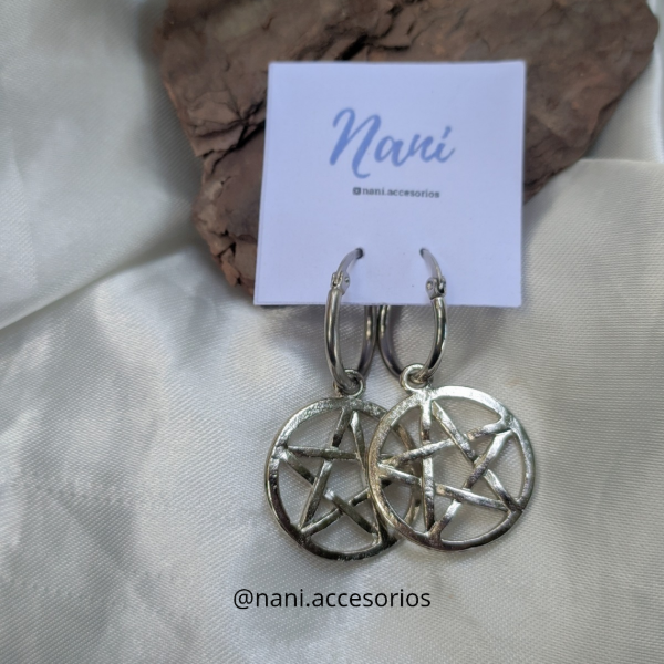 Producto - Aros pentagrama medianos