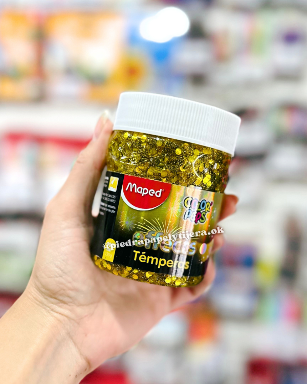 Producto - pote de tempera effects MAPED dorada