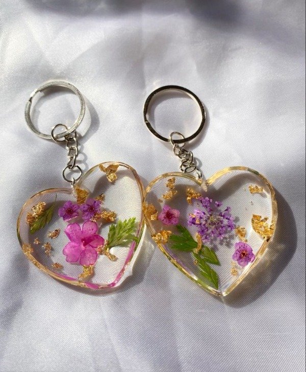 Producto - Llavero corazón Resina