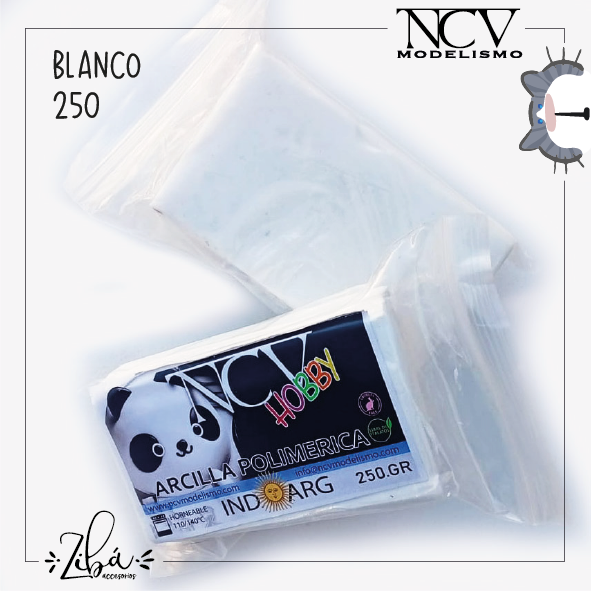 Producto - Arcilla polimérica blanca NCV HOBBY 250gr.