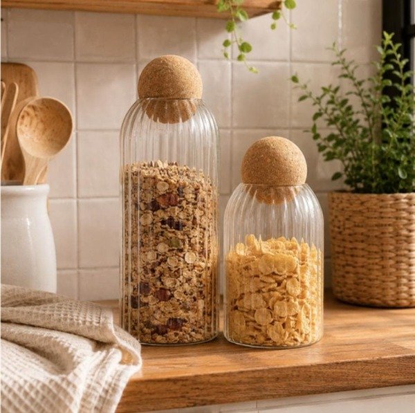 Producto - Contenedores X2 tapa de corcho