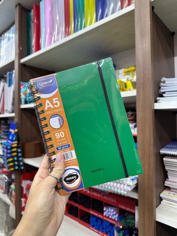 Producto - Cuaderno Green 1 cuadriculado A5