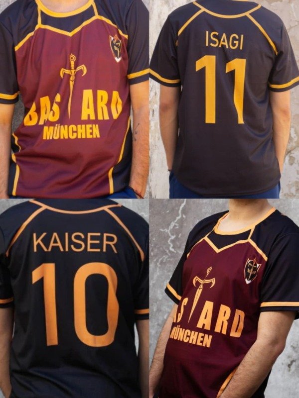 Producto - Remeras deportivas Blue Lock Bastard (Ingrese para elegir modelo)