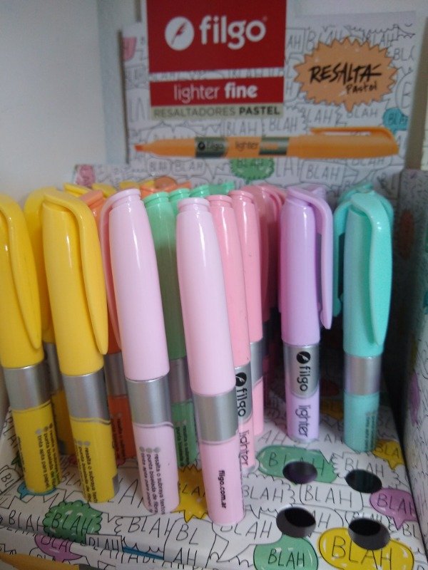 Producto - Resaltadores Filgo fine Pastel xunidad