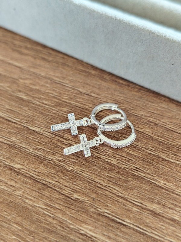 Producto - Aros cruz cubic