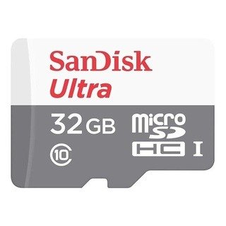Producto - Memoria Micro SD de 32GB SANDISK ULTRA CALSE 10 con adaptador