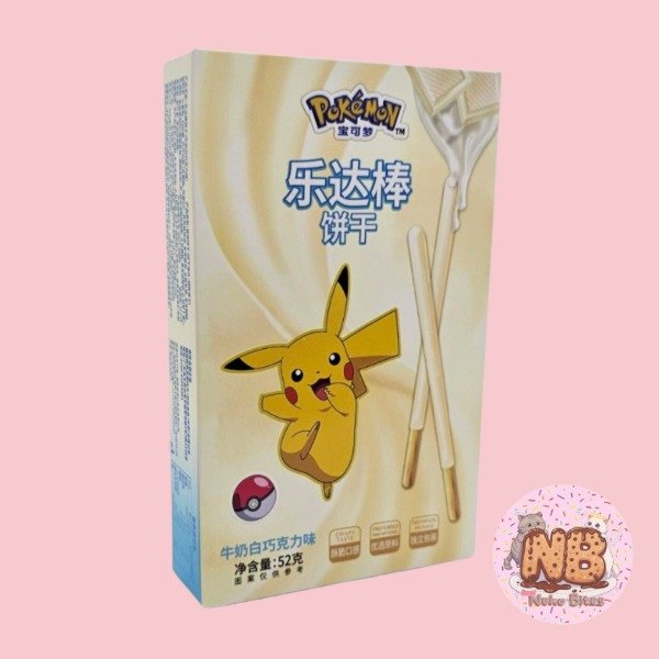 Producto - Pocky Pokemon Psyduck y Pikachu Sabor Chocolate Blanco