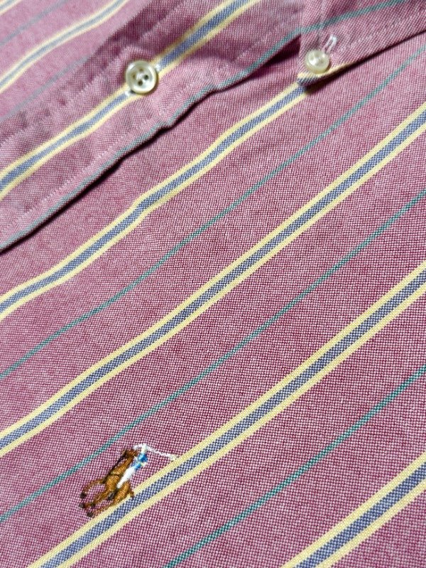 Camisa Oxford Polo Ralph Lauren Rosa T. L — imagen 5