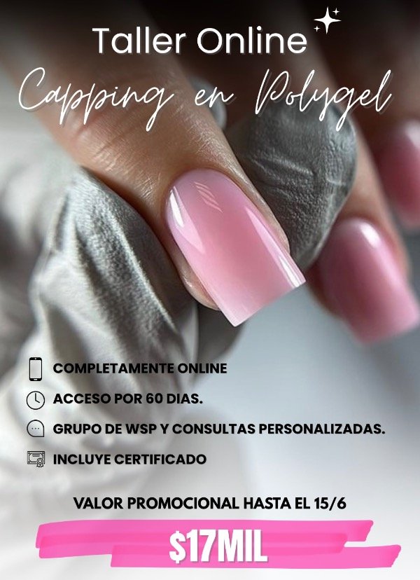 Producto - Taller Online de Capping en Polygel