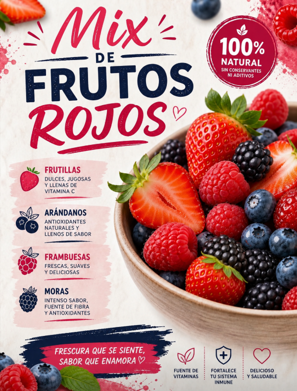 Producto - Frutos congelados (fram-mora-aran-frut) 1kg