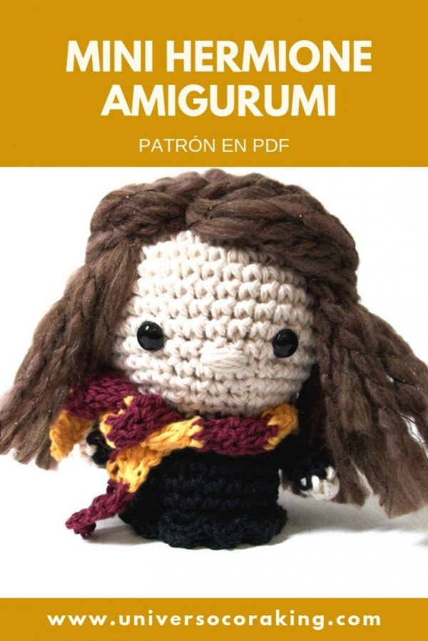 Mini Hermione Granger - Patrón en PDF - Universo Cora King