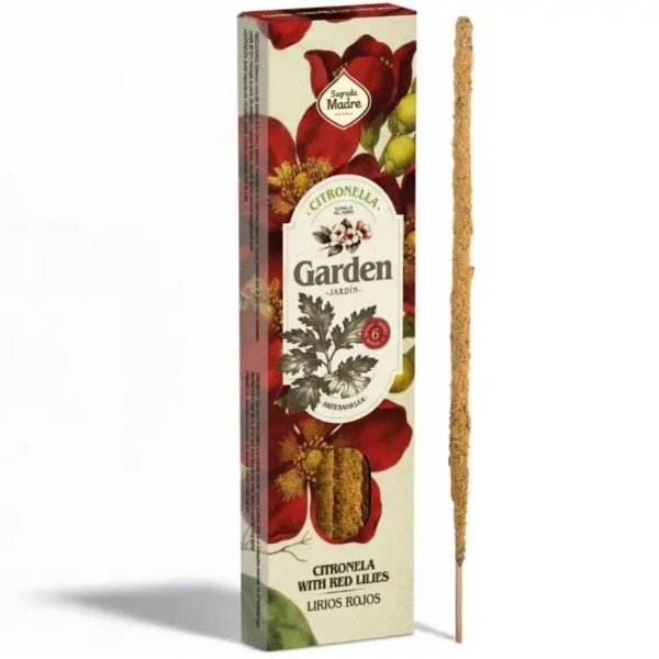 Producto - Sahumerio Garden Citronella Lirios Rojos