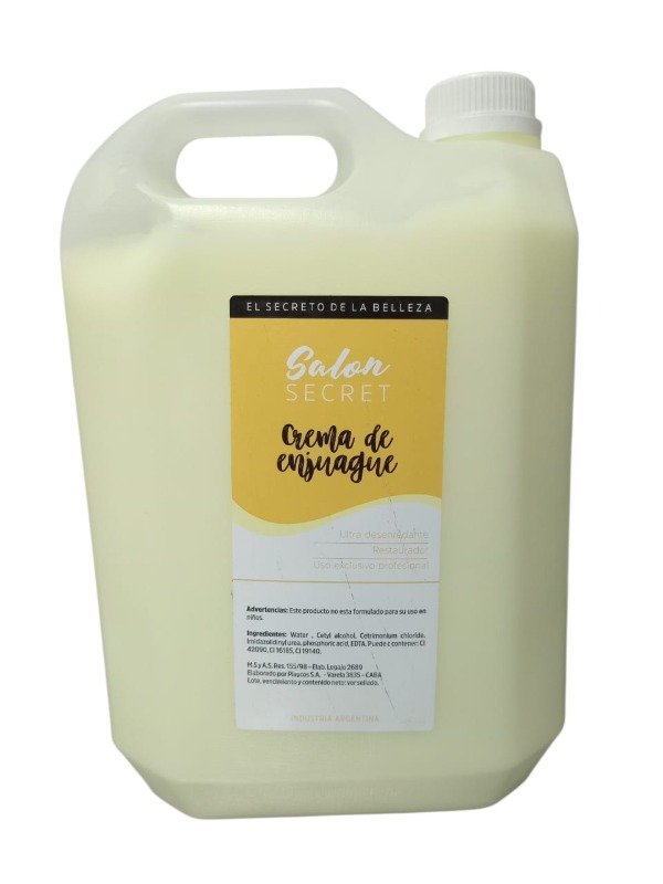 Producto - CREMA ENJUAGUE X 5 LITROS ULTRA DESENREDANTE SALON SECRET
