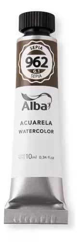 Producto - Acuarela profesional ALBA 10ml Sepia