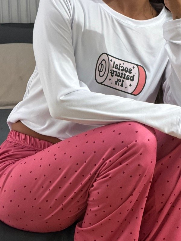 Producto - Pijama largo social battery
