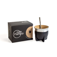 Producto - Mate Pampa Negro Boca Abierta