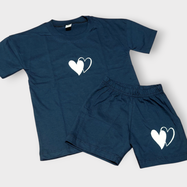 Producto - Conjunto Corazón azul T4 T16