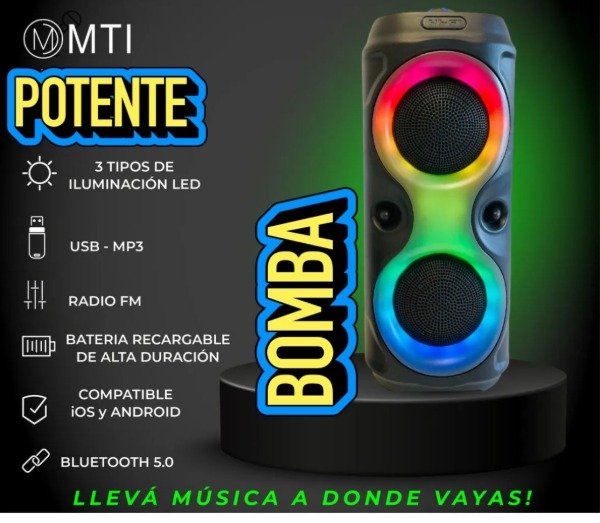 Producto - PL411 PARLANTE SUPER POTENTE MTI 4X2 DE 40CM 4 PULGADAS