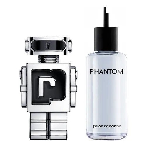 Producto - Paco Rabanne Phantom EDT 90 ml (Recarga) + atomizador de 10 ml