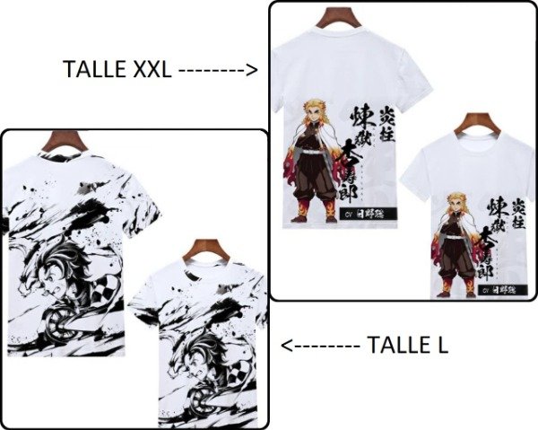 Producto - Remeras Demon Slayer - Ingrese para elegir