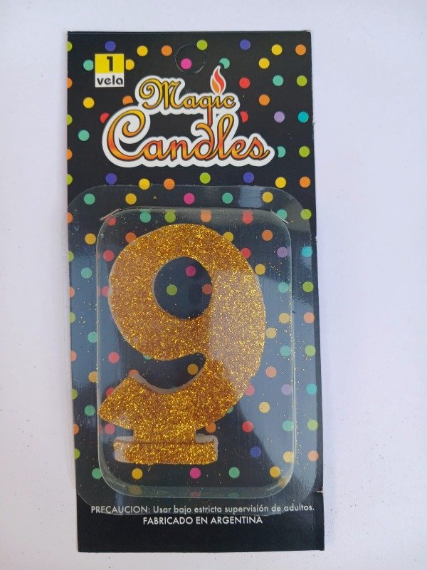 Producto - Vela Gibreada Dorado N9