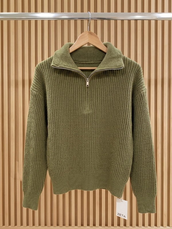 Producto - Sweater cierre - Verde - 0