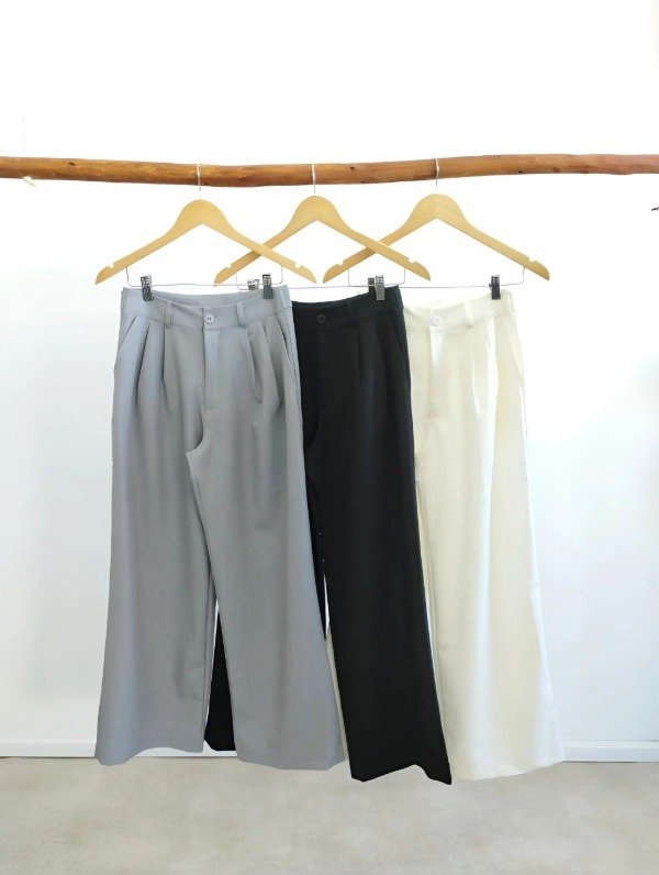 Producto - Wide Leg Sastrero Almendra